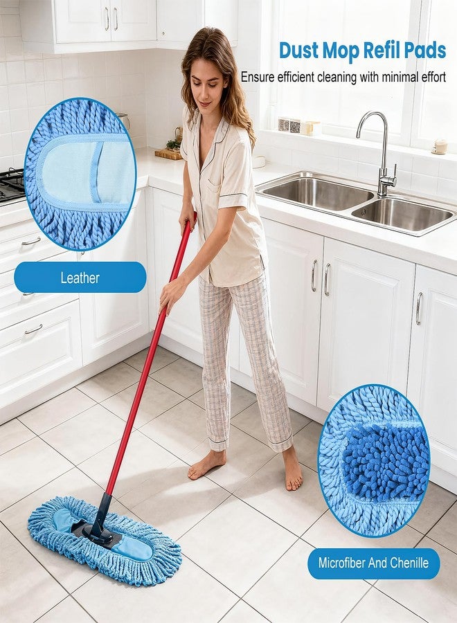 Ndoge 3 Pack Dust Mop Replacement Head for O-Cedar Dual-Action Dust Mop Pads Refills Microfiber Duster Mop Head Replacements Hardwood Floors Cleaning Washable Replace Pads - Image 3